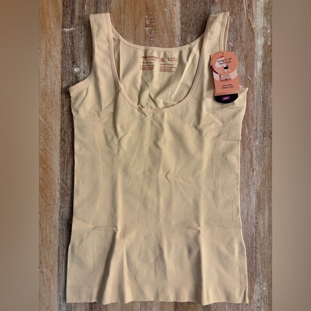 Shapermint Essentials Open Bust Shaper Cami, Size 2XL